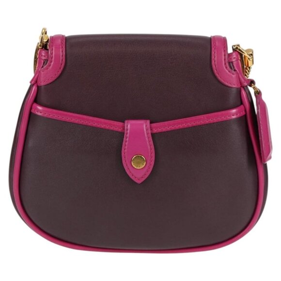 LOUIS VUITTON Art Deco Trapezio Shoulder Bag Leather Pink M97085 Auth 125367AV - Picture 3 of 16